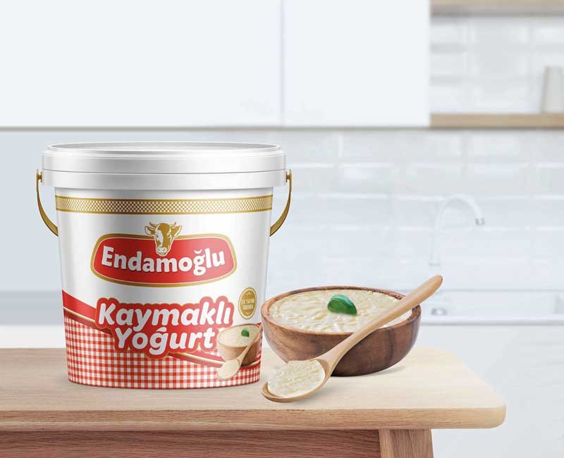 Yoğurt Süt Kutu Etiket Ambalaj Tasarımı