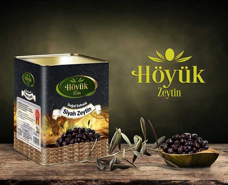Zeytin Teneke Ambalaj Tasarımı