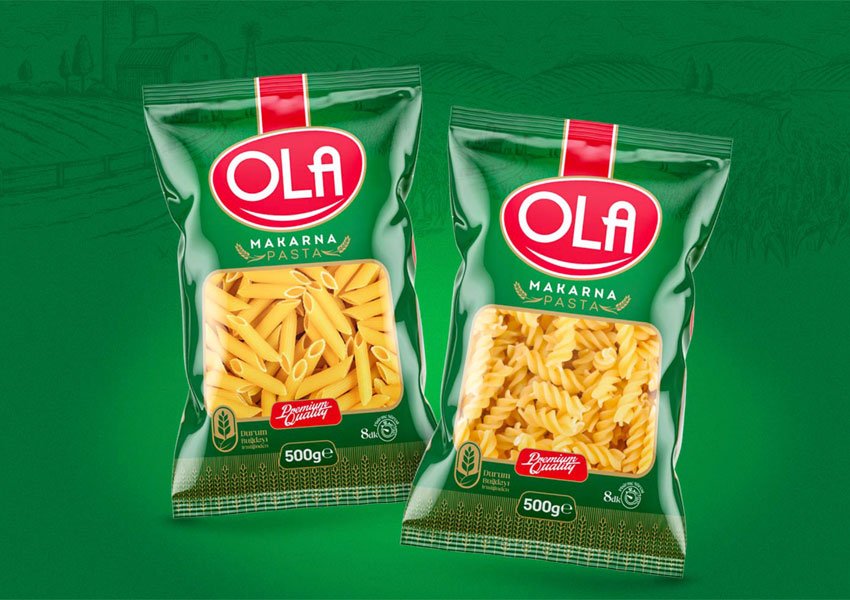 Spaghetti Makarna Ambalaj Tasarımı