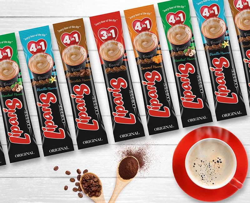 Kahve 3ü1 arada Ambalaj Tasarımı