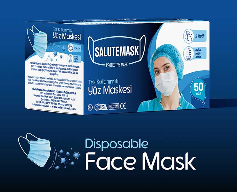 Maske Kutu Ambalaj Tasarımı
