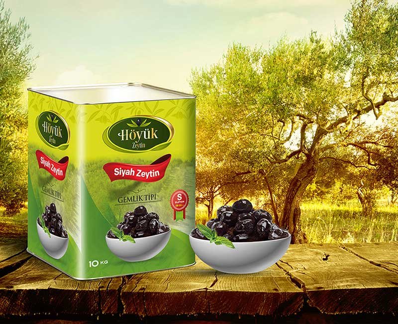 Zeytin Teneke Ambalaj Tasarımı