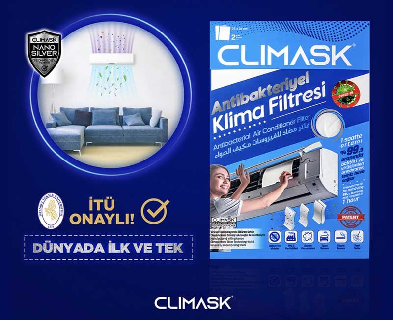 Klima Filtresi Etiket Kutu Ambalaj Tasarımı